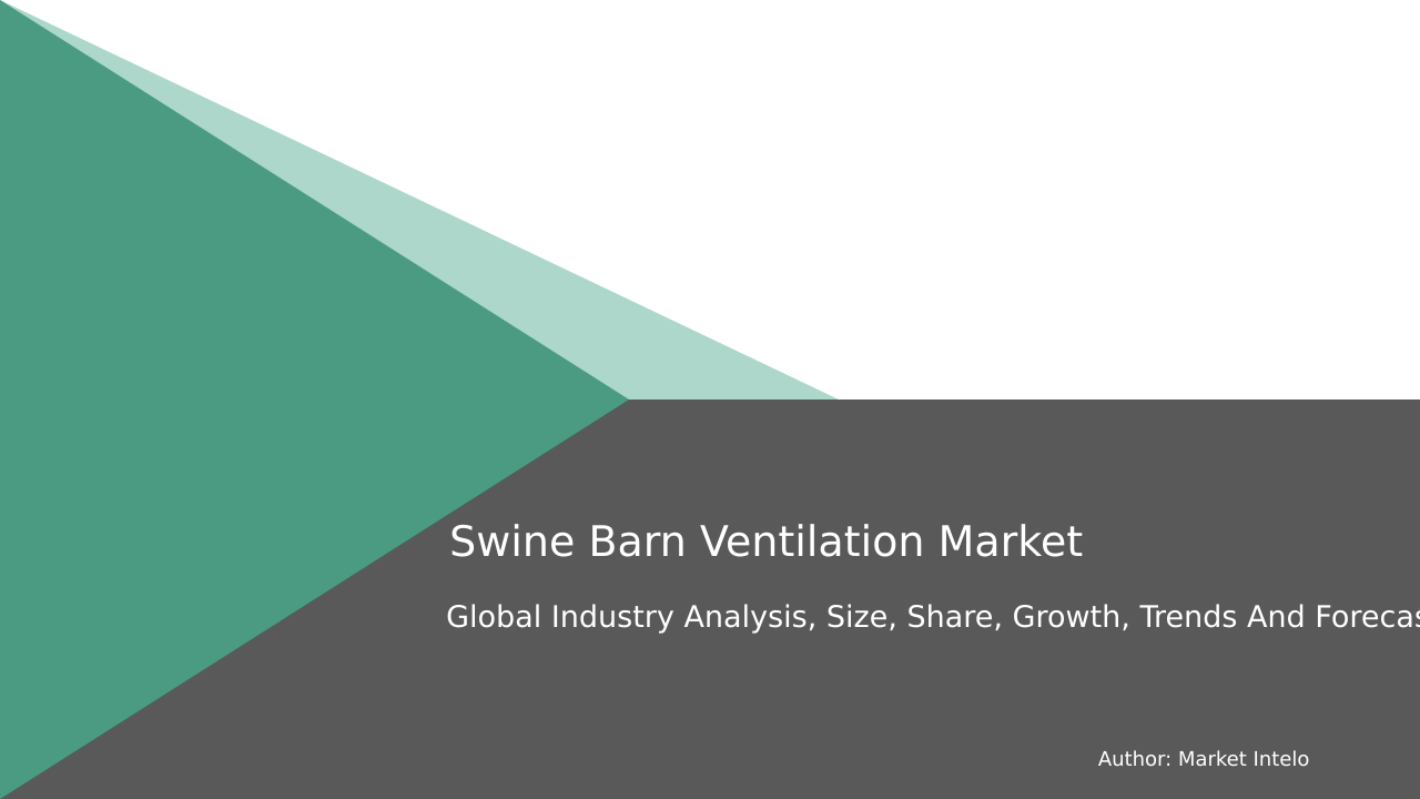 Swine Barn Ventilation Market Research Report 2033