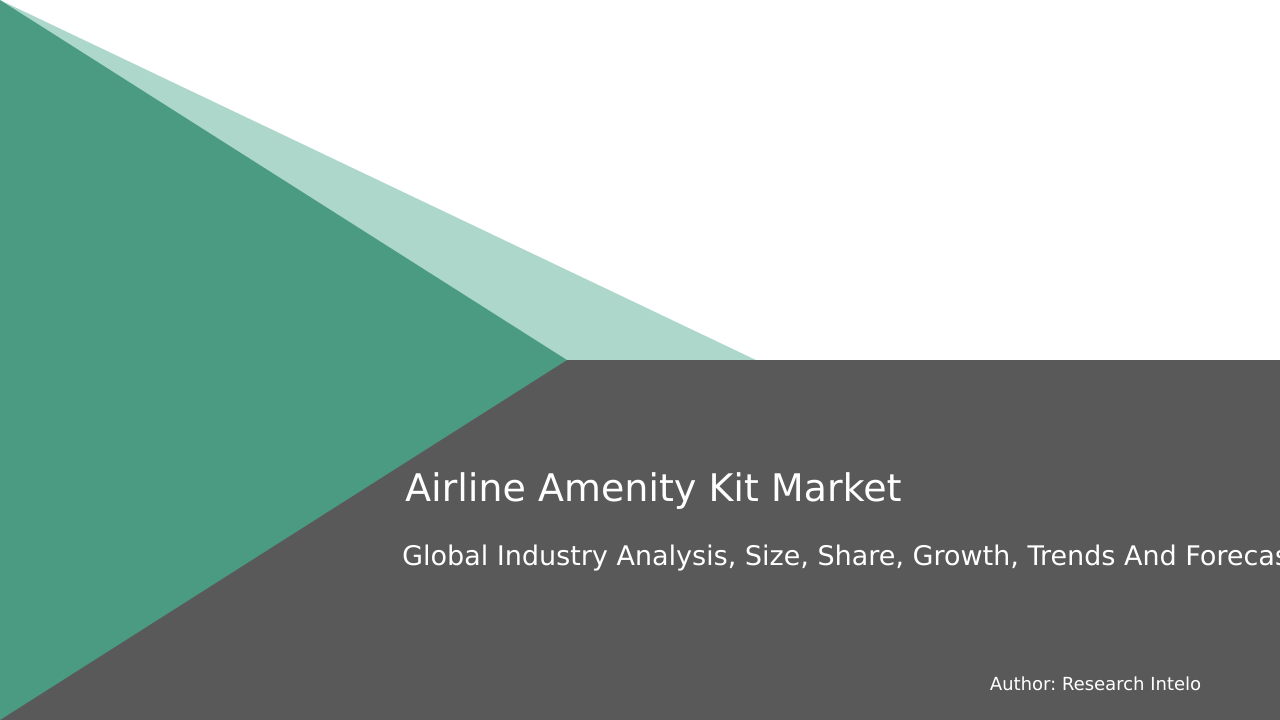 Airline Amenity Kit Market Research Report 2033