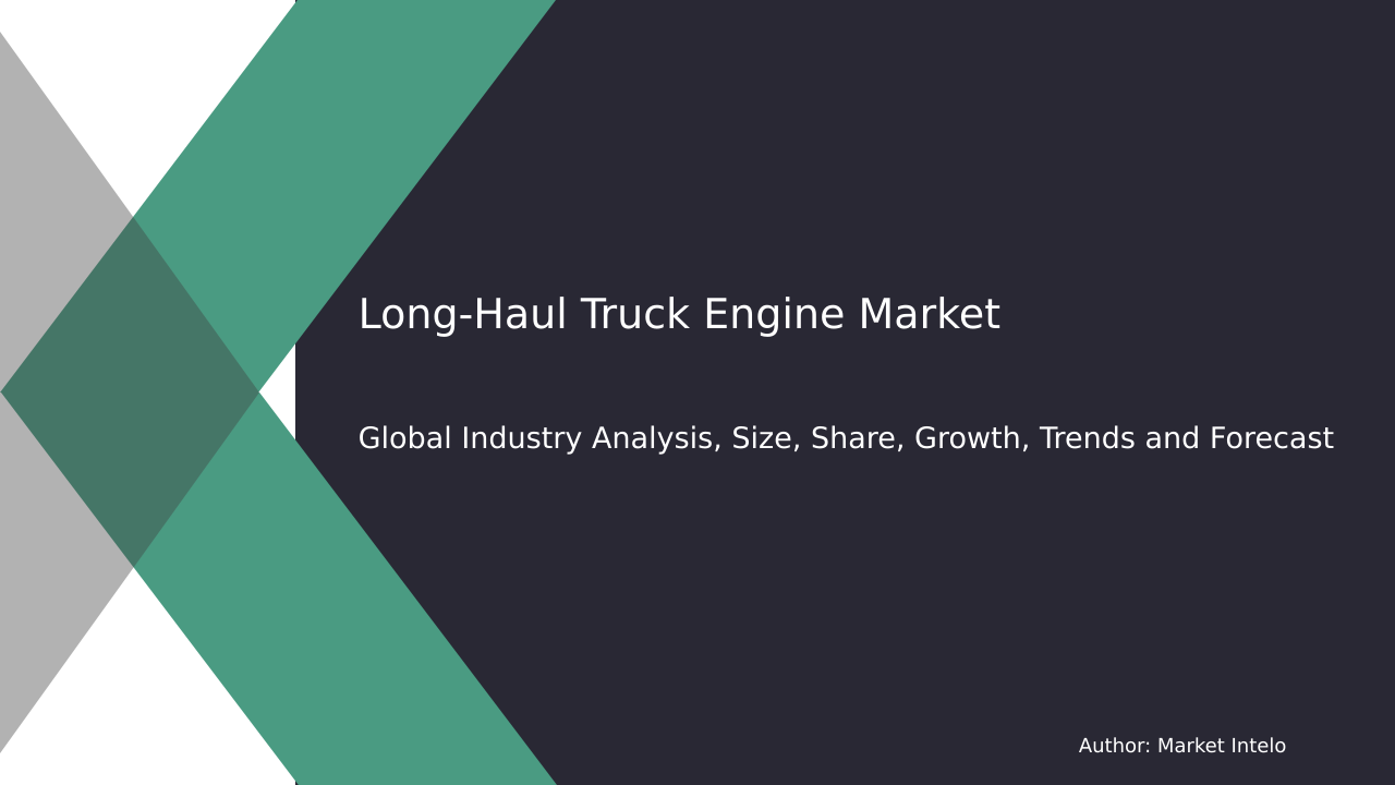 Long-Haul Truck Engine Market Research Report 2033