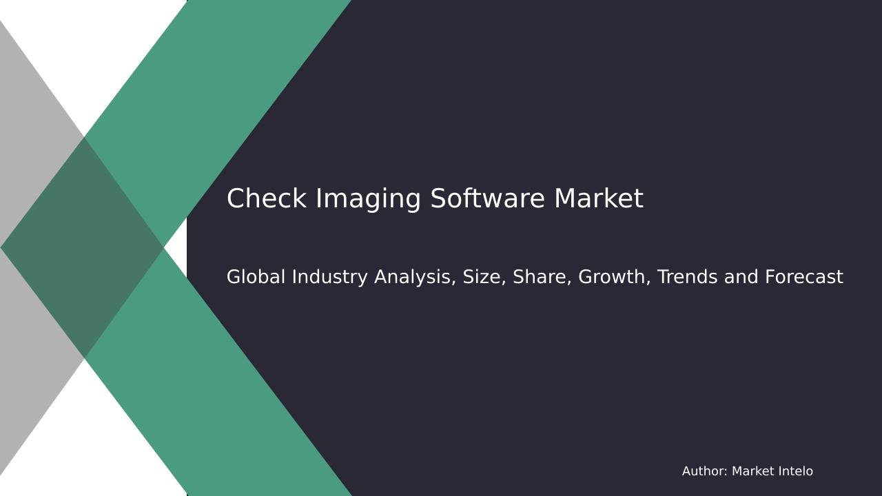 Check Imaging Software Market Research Report 2033
